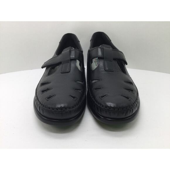 SAS Roamer Slip On Loafers Black 7S Womens Comfort Shoes New - Picture 4 of 9
